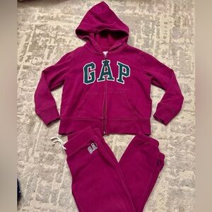 GAP Maroon Hoodie and Joggers Set